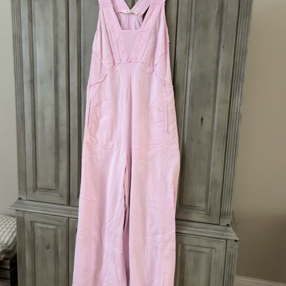 Velvet Pink Jumpsuit